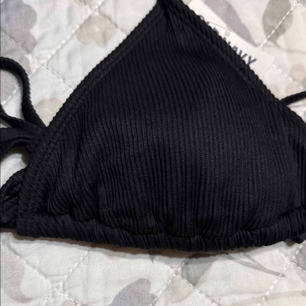Black and Yellow Floral Bikini Set M - Picture 3 of 12